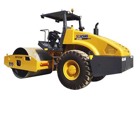 XCMG 10 ton vibratory road roller XS103H earth compactor machine road roller