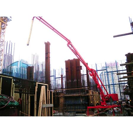 13~17m mobile or spider concrete placing boom